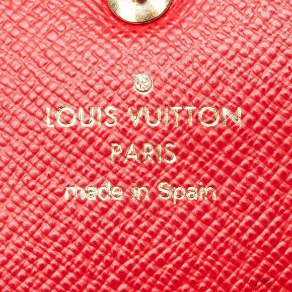 Louis Vuitton Monogram Canvas Red Emilie Bloom Flowers Wallet - Picture 6 of 10